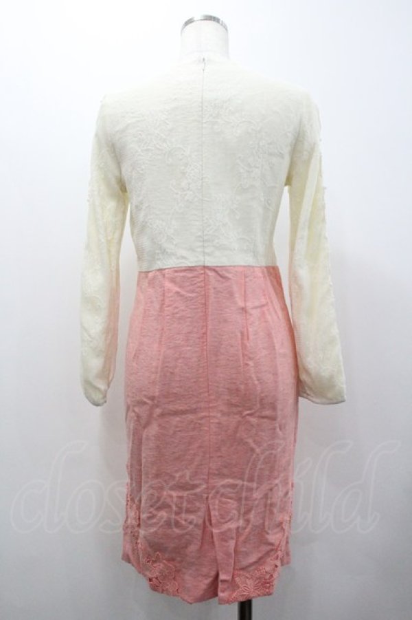 画像2: LOLITA / レース切替ワンピース S オフ×ピンク I-26-02-01-023-LO-OP-TE-ZI (2)