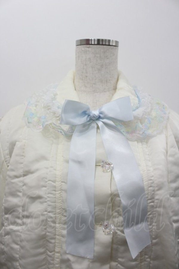 画像2: Nile Perch / カラフルフラワーレースジャケット  アイボリーＸ青 I-26-02-06-036-LO-JA-SA-ZI (2)