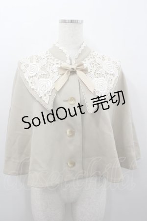 画像: Innocent World / 白薔薇ケープ M ベージュ I-26-02-06-038-IW-JA-SA-ZI