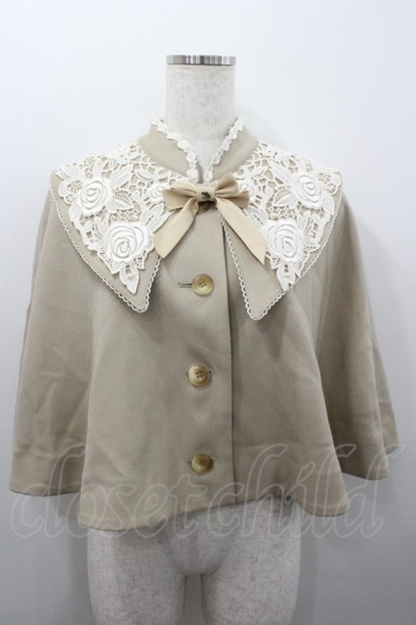 画像1: Innocent World / 白薔薇ケープ M ベージュ I-26-02-06-038-IW-JA-SA-ZI (1)