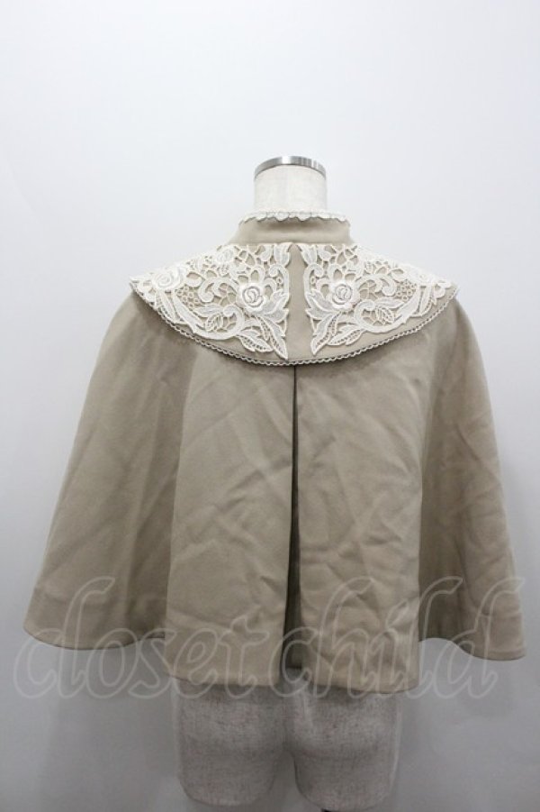 画像3: Innocent World / 白薔薇ケープ M ベージュ I-26-02-06-038-IW-JA-SA-ZI (3)