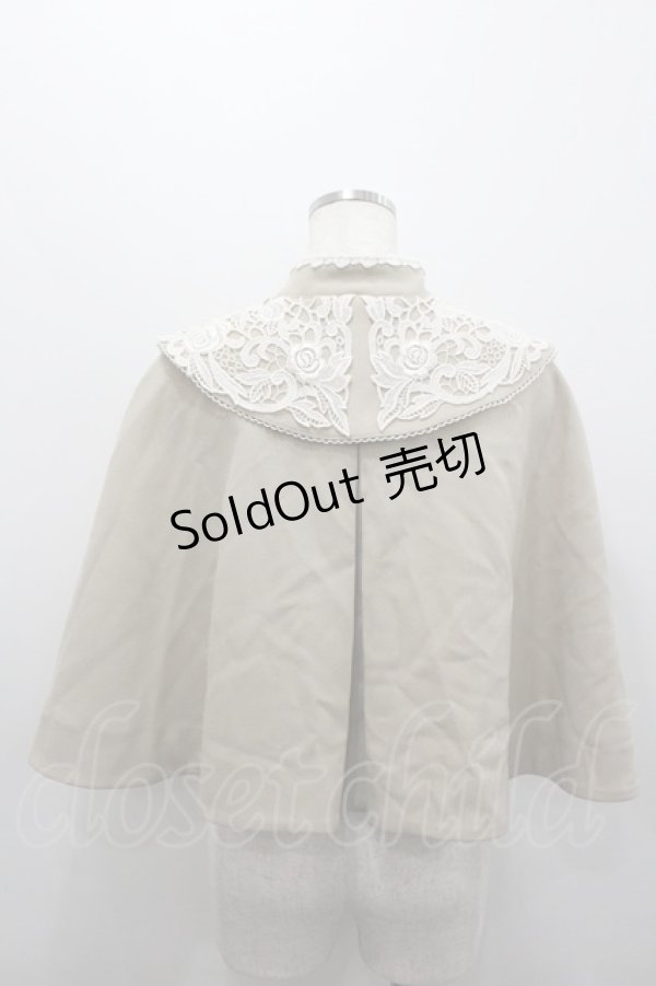画像3: Innocent World / 白薔薇ケープ M ベージュ I-26-02-06-038-IW-JA-SA-ZI (3)