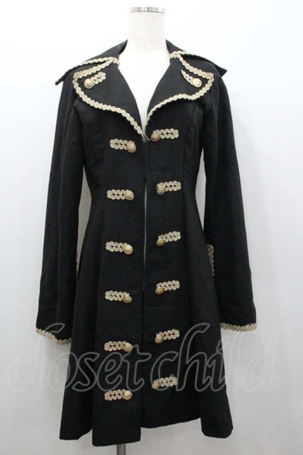 画像1: ALICE and the PIRATES / ヴァルゴッサジャケット  黒 I-26-02-06-040-PA-JA-SA-ZI (1)