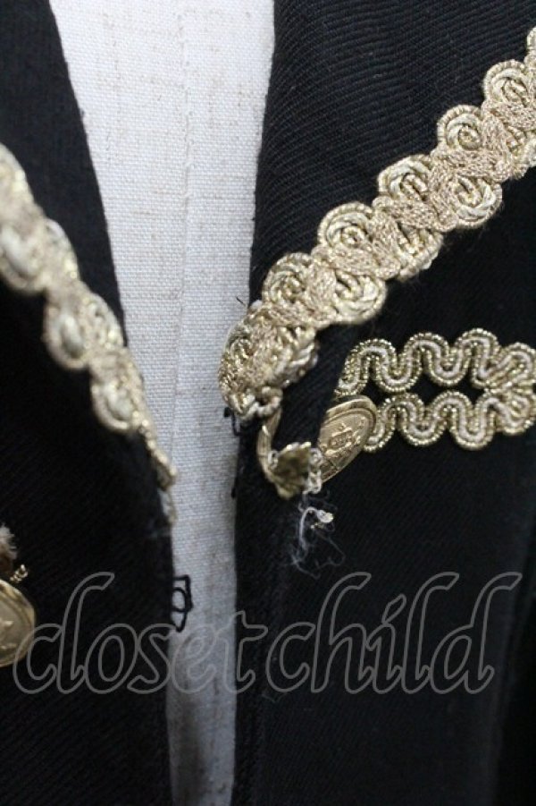 画像2: ALICE and the PIRATES / ヴァルゴッサジャケット  黒 I-26-02-06-040-PA-JA-SA-ZI (2)