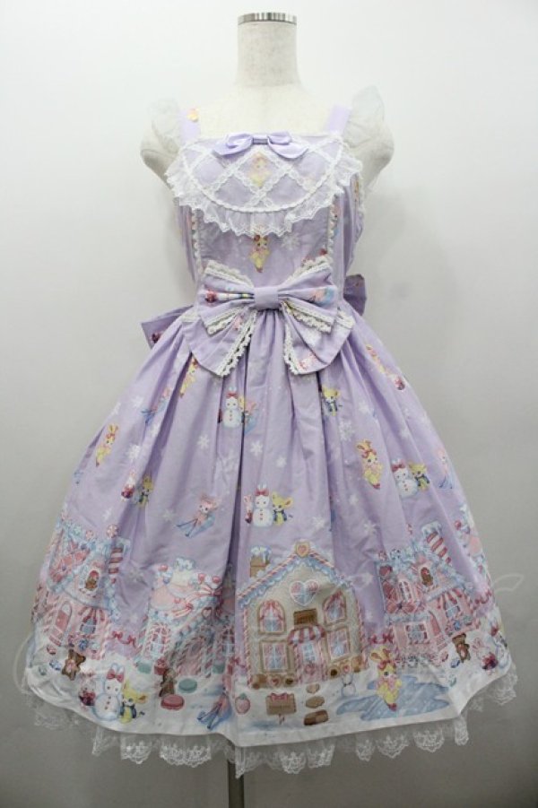 画像1: Angelic Pretty / Winter Toysジャンパースカート  ラベンダー I-26-02-06-047-AP-OP-SA-ZI (1)