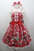画像1: Angelic Pretty / 摘みたていちごジャンパースカートSet  赤 I-26-02-06-048-AP-OP-SA-ZI (1)