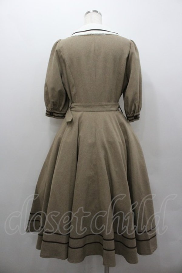 画像3: Innocent World / エレノアワンピース L モカＸショコラ I-26-02-06-049-IW-OP-SA-ZI (3)