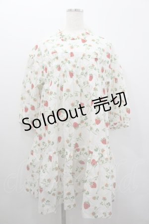 画像: Jane Marple / Fortune gardenチュニックドレス  白 I-26-02-06-052-JM-OP-SA-ZI