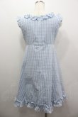 画像3: MILK / ビバ・ギンガムドレス  サックス I-26-02-06-053-ML-OP-SA-ZI (3)