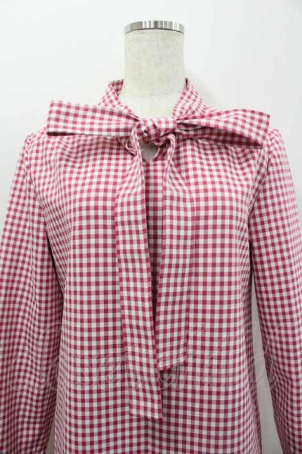 画像2: MILK / Peppy dress  ピンクＸ白チェック I-26-02-06-054-ML-OP-SA-ZI (2)