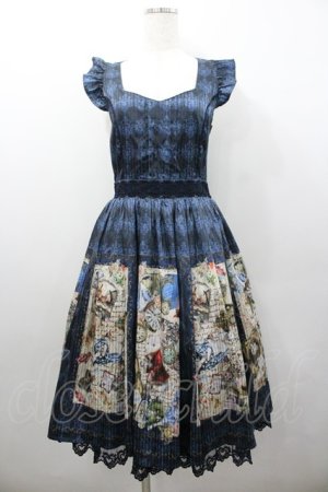 画像: axes femme kawaii / ヘイメルアリスフレームワンピース  ネイビー I-26-02-06-056-AX-OP-SA-ZI