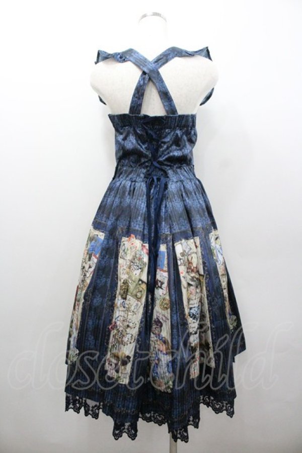 画像3: axes femme kawaii / ヘイメルアリスフレームワンピース  ネイビー I-26-02-06-056-AX-OP-SA-ZI (3)