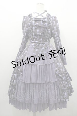 画像: ATELIER PIERROT / Rosy Bouquet Dress  パープル I-26-02-06-060-EL-OP-SA-ZI