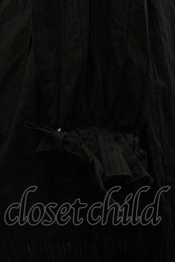 画像3: Physical Drop / 大衿フリルワンピース  黒 I-26-02-06-062-LO-OP-SA-ZI (3)