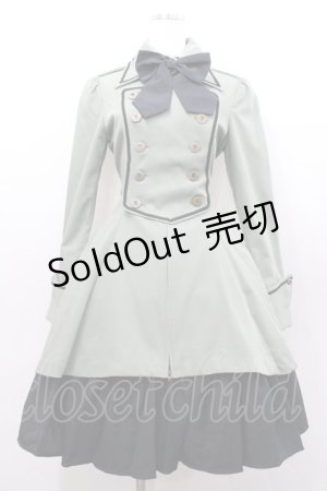 画像: ATELIER BOZ / ディーンジャケットワンピース  カーキ I-26-02-06-065-EL-OP-SA-ZI