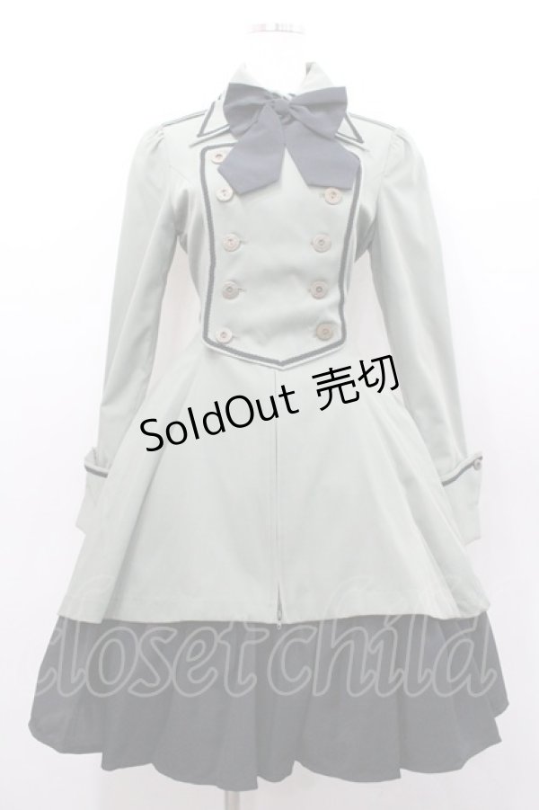 画像1: ATELIER BOZ / ディーンジャケットワンピース  カーキ I-26-02-06-065-EL-OP-SA-ZI (1)