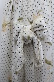 画像3: INGEBORG / 百合&ドット柄半袖ワンピース  アイボリー I-26-02-06-069-LO-OP-SA-ZI (3)