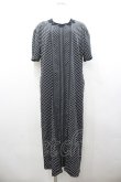 画像1: INGEBORG / レース襟デザインドット半袖ワンピース  ブラック I-26-02-06-070-LO-OP-SA-ZI (1)