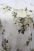 画像2: INGEBORG / 花柄半袖カットソーワンピース  アイボリー I-26-02-06-072-LO-OP-SA-ZI (2)
