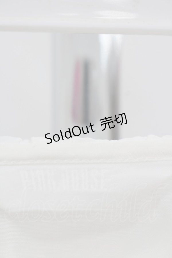 画像6: PINK HOUSE / ピンタックピコフリルフード長袖ブラウス  白 I-26-02-06-007-LO-BL-SA-ZI (6)