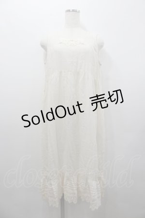 画像: PINK HOUSE / 胸元カメリアニットモチーフノースリーブチュニック  キナリ I-26-02-06-081-LO-TO-SA-ZI