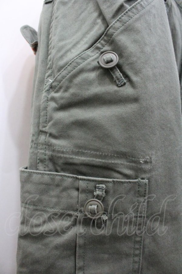 画像3: PINK HOUSE / サイドポケットパンツ L グリーン I-26-02-06-084-LO-PA-SA-ZI (3)