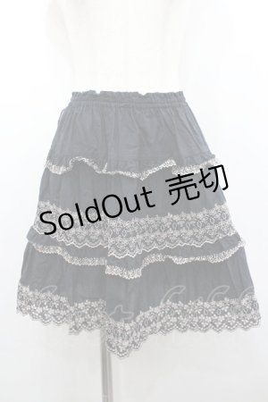 画像: PINK HOUSE / レースミニスカート  ブラック I-26-02-06-086-LO-SK-SA-ZI