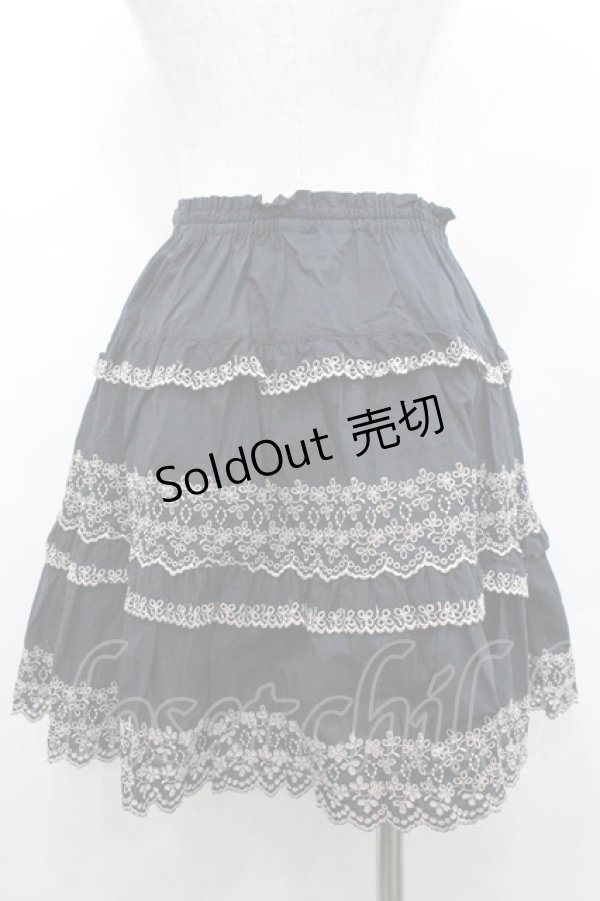 画像3: PINK HOUSE / レースミニスカート  ブラック I-26-02-06-086-LO-SK-SA-ZI (3)