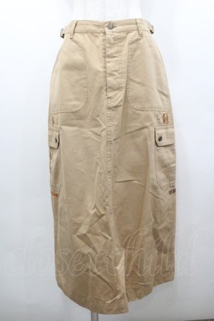 画像: PINK HOUSE / サイドポケットスカート L ブラウン I-26-02-06-089-LO-SK-SA-ZI