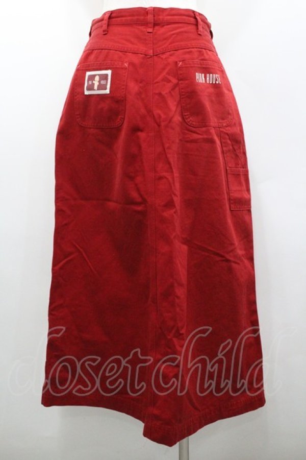 画像3: PINK HOUSE / キューピー刺繍スカート  レッド I-26-02-06-090-LO-SK-SA-ZI (3)