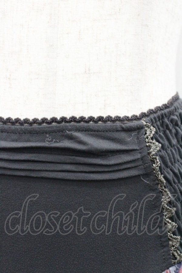 画像2: OZZ ANGELO / 絵画pt2wayスカート  ブルー I-26-02-06-094-OO-SK-SA-ZI (2)