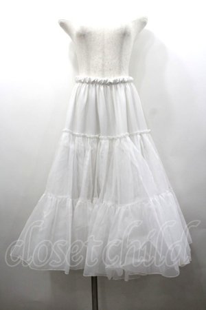 画像: kuroobi / 遮熱パニエ（77cm丈）  白 I-26-02-06-095-EL-SK-SA-ZI