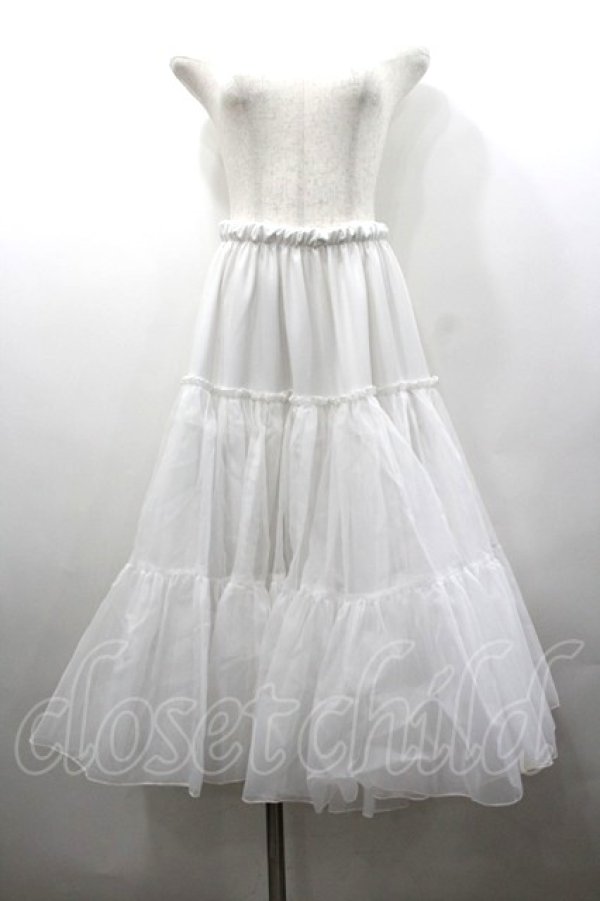 画像1: kuroobi / 遮熱パニエ（77cm丈）  白 I-26-02-06-095-EL-SK-SA-ZI (1)