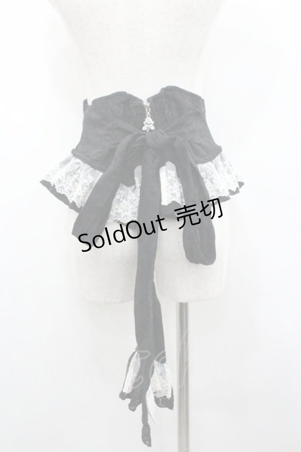 画像3: Hoshibako Works / リリアンヌ姉妹 コルセット  黒Ｘアイボリー I-26-02-06-101-LO-TO-SA-ZI (3)