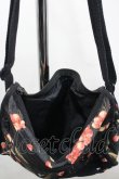画像2: PINK HOUSE / さくらんぼプリントショルダーバッグ  黒Ｘ赤 I-26-02-06-104-LO-BG-SA-ZI (2)