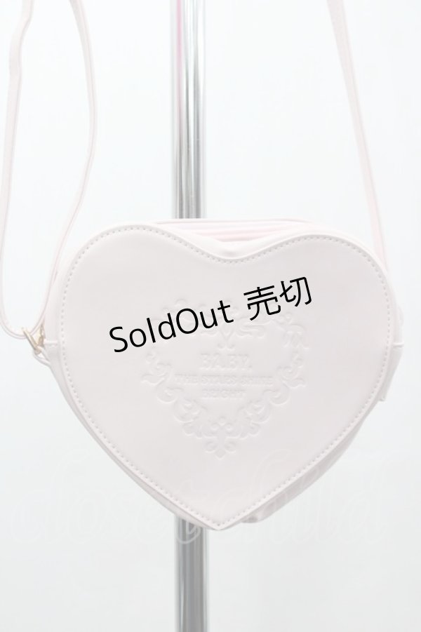 画像1: BABY,THE STARS SHINE BRIGHT / ノベルティ　ハートポシェット  ピンク I-26-02-06-108-BA-BG-SA-ZI (1)