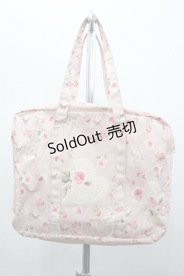 画像5: PINK HOUSE / フリルローズ柄ボストンバッグ  ピンク I-26-02-06-110-LO-BG-SA-ZI (5)