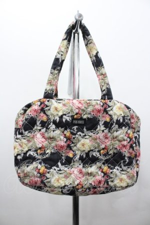 画像: PINK HOUSE / ムック本付録　キルティングバッグ  黒 I-26-02-06-113-LO-BG-SA-ZI