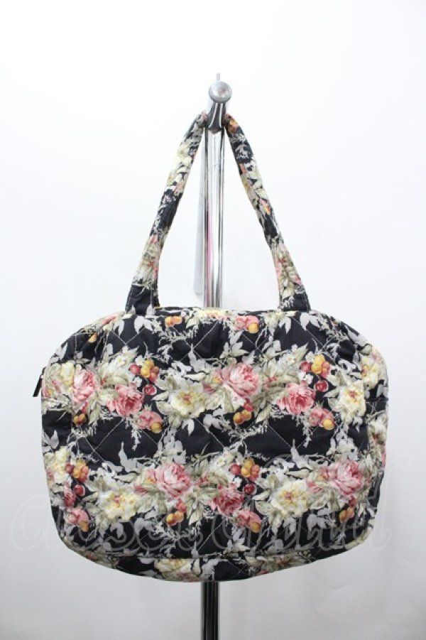 画像5: PINK HOUSE / ムック本付録　キルティングバッグ  黒 I-26-02-06-113-LO-BG-SA-ZI (5)