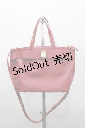 画像: m petit by misako / AMリボン2wayバッグ  赤 I-26-02-06-116-LO-BG-SA-ZI