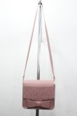画像2: MILK / リボンスクエアショルダーバッグ  ピンク I-26-02-06-117-ML-BG-SA-ZI (2)
