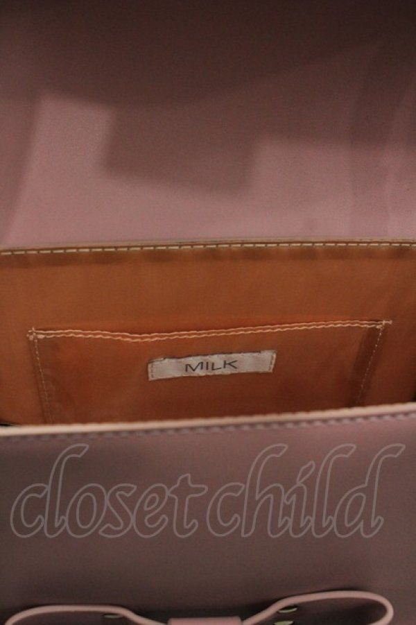 画像3: MILK / リボンスクエアショルダーバッグ  ピンク I-26-02-06-117-ML-BG-SA-ZI (3)