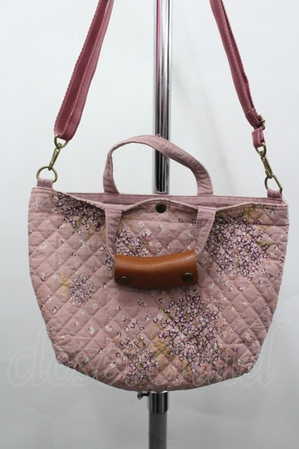 画像4: PINK HOUSE / 勿忘草ブーケキルティングポシェット  ピンク I-26-02-06-119-LO-BG-SA-ZI (4)