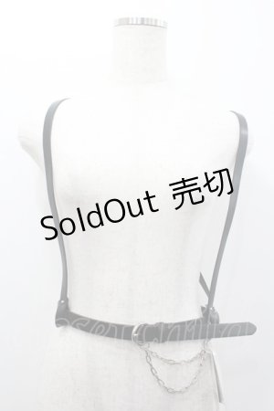 画像: EATME / チェーンコンビハーネス  黒 I-26-02-06-122-LO-ZA-SA-ZI