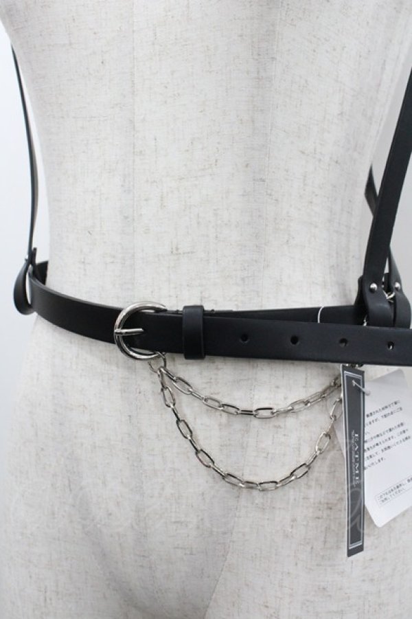 画像2: EATME / チェーンコンビハーネス  黒 I-26-02-06-122-LO-ZA-SA-ZI (2)