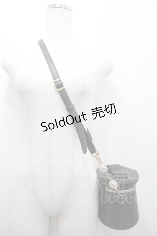 画像2: Amavel / Dreamy Ribbon Wrapping バニティバッグ  ブラック I-26-02-06-123-CA-BG-SA-ZT0222K (2)