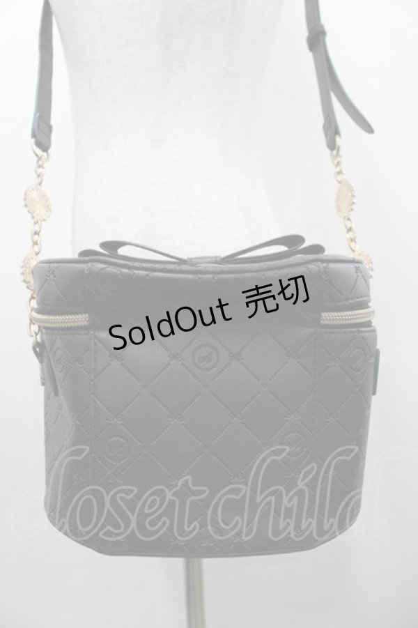 画像5: Amavel / Dreamy Ribbon Wrapping バニティバッグ  ブラック I-26-02-06-123-CA-BG-SA-ZT0222K (5)