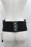 画像2: h.naoto Blood / コルセットベルト  ブラック I-26-02-06-125-HN-ZA-SA-ZI (2)