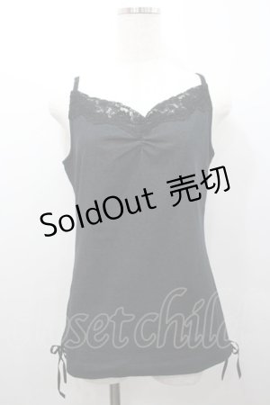 画像: INGEBORG / レースデニムキャミソール M インディゴ I-26-02-06-013-LO-TO-SA-ZI