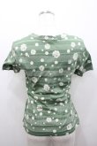 画像3: INGEBORG / 水玉ボーダーTシャツ M グリーン I-26-02-06-015-LO-TS-SA-ZI (3)
